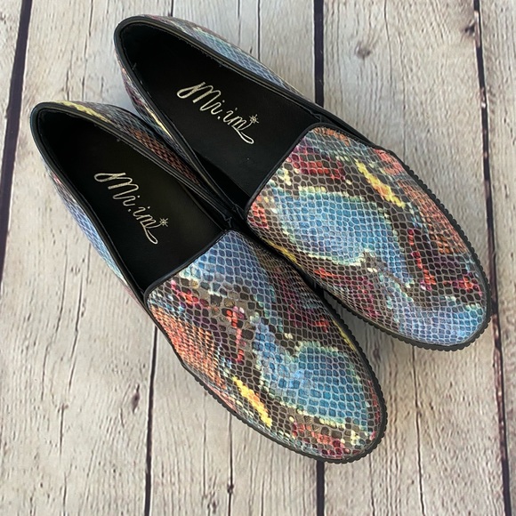 Mi.iM Snakeskin Slip On Sneakers - Picture 2 of 6